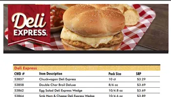 Deli Express Sandwiches