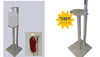 Advance Tabco Sanitizer Dispenser Stand
