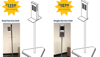 Antunes Hand Sanitizer Stations